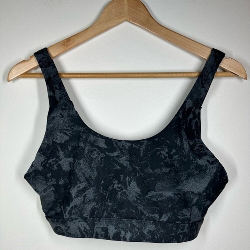 Lole Black And Grey Pattern Bra Medium - image 2